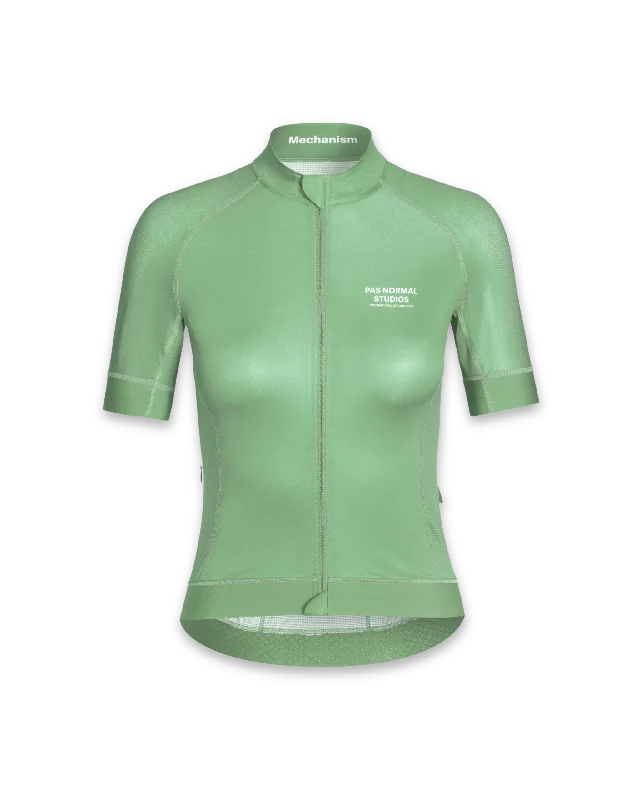 bicycle rust durability-Women's Mechanism Jersey - Green