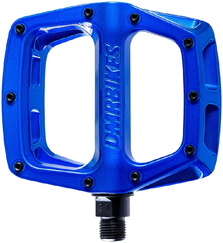 bicycle steel signal-DMR V8 Pedals - Platform Aluminum 9/16" Electric Blue