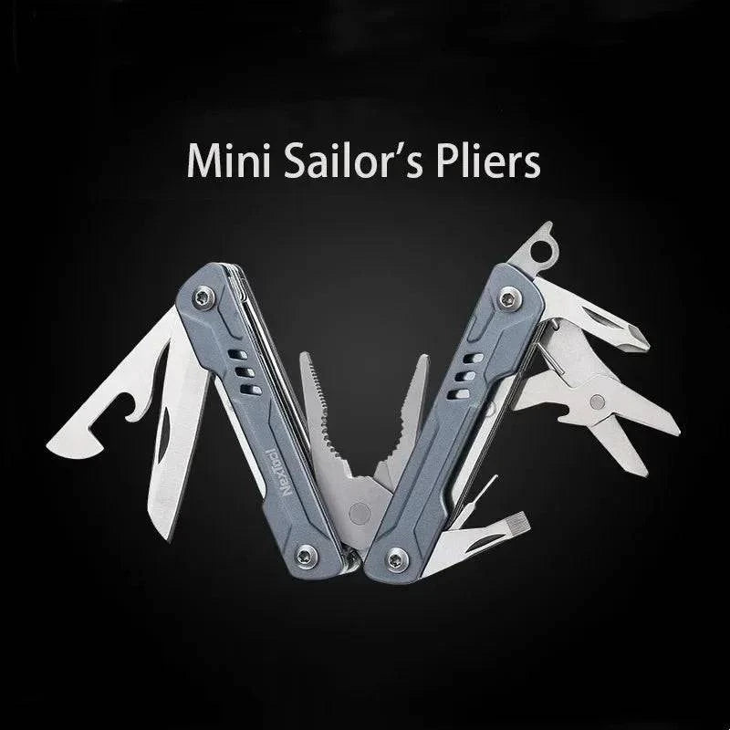 bicycle jersey signal-NexTool Mini Sailor 11-In-1 Multi-Function Tools 6.7cm Pocket Multitool Pliers Multi-tool Tools Retrieve Card Pin Opener Knife