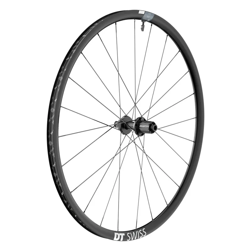 bicycle shoe signal-DT Swiss ER 1400 DiCut 25 Rear Wheel - 700 12 x 142mm Center-Lock HGR11 BLK