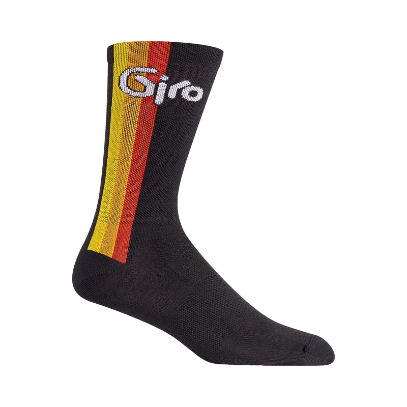 bicycle sidewall signal-Giro Seasonal Merino Wool Sock - '85 Black