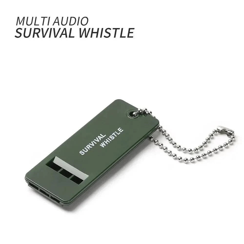 bicycle indoor signal-3-Frequency Whistle High Decibel Survival Portable Outdoor Multiple Audio Whistle Camping Emergency Hiking Accessories Edc Tool