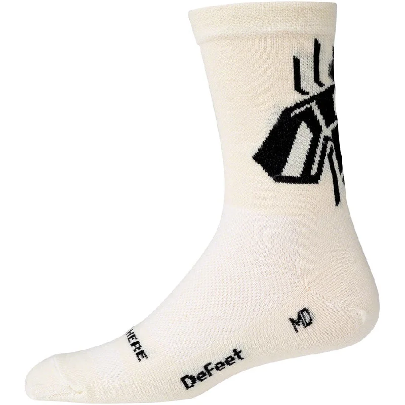 bicycle triathlon signal-Wingnut Wool Bike Socks - White