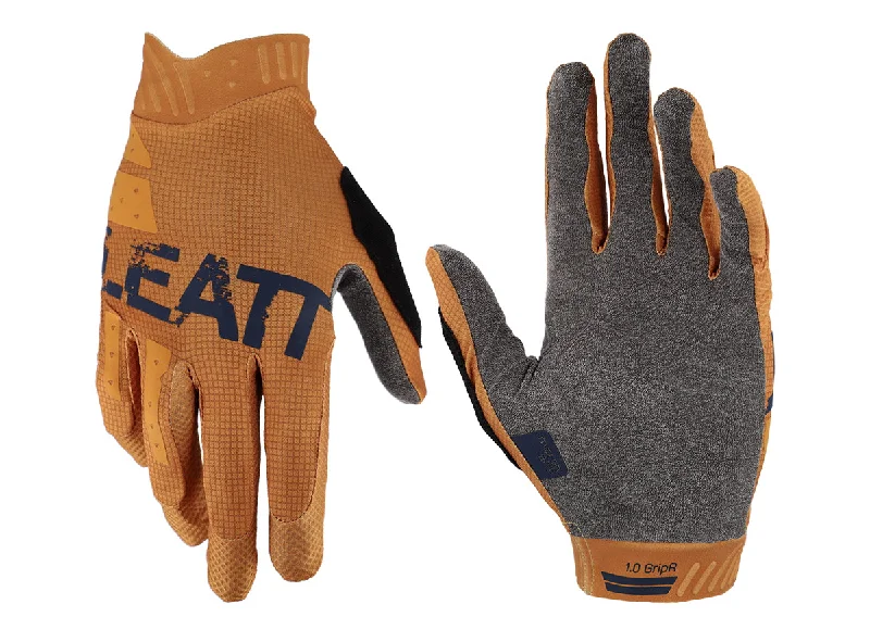 bicycle paint signal-Leatt MTB 1.0 GripR MTB Glove - Rust - 2022