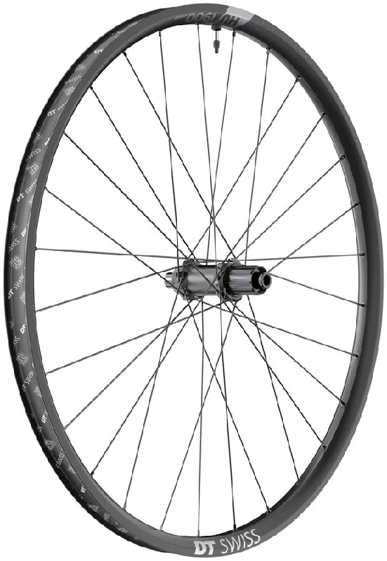 bicycle lane signal-DT Swiss HU 1900 Spline Rear Wheel - 29" 12 x 148mm Center-Lock HG 11 MTN Ratchet LN 18 BLK