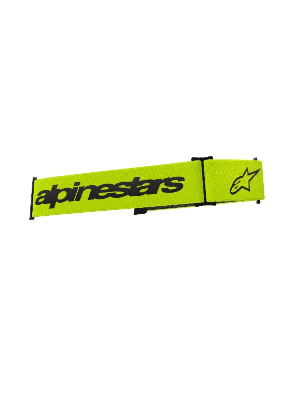 bicycle pad contact-ALPINESTARS SUPERTECH GOGGLE STRAP - FLUO YELLOW BLACK