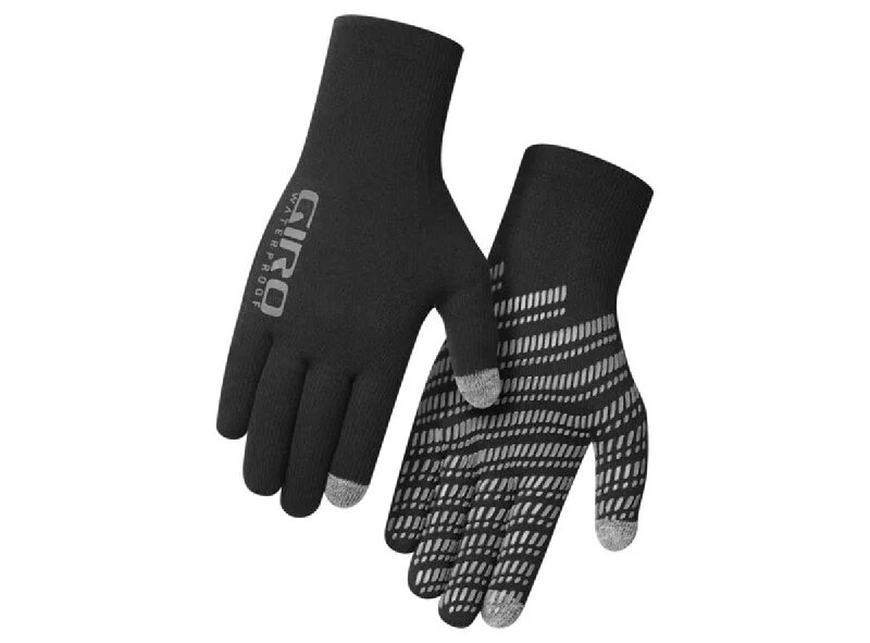 bicycle downhill suspension-Giro Xnetic H20 Road Glove - Black