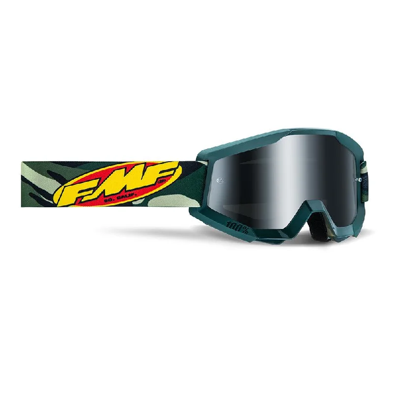 bicycle lightweight signal-FMF POWERCORE GOGGLE - ASSAULT CAMO (MIRROR SILVER)