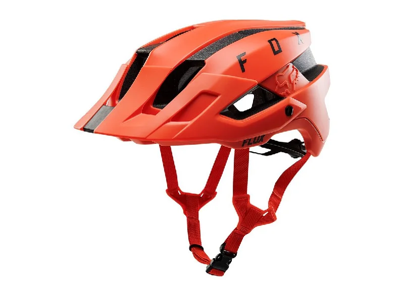 bicycle tool signal-Fox Racing Flux MTB Helmet - Solid - Orange Crush - 2019