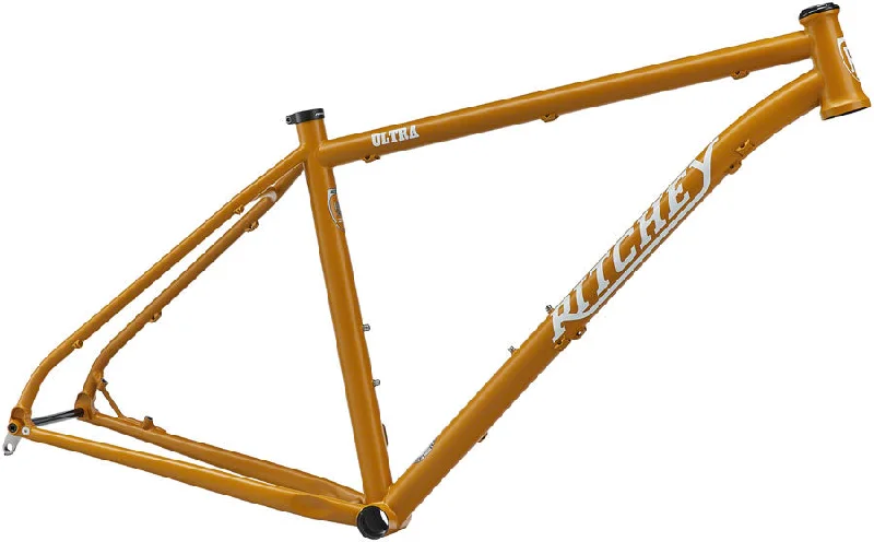 bicycle commuter signal-Ritchey Ultra Mountain Frameset - 29"/27.5" Steel Honey Mustard Small