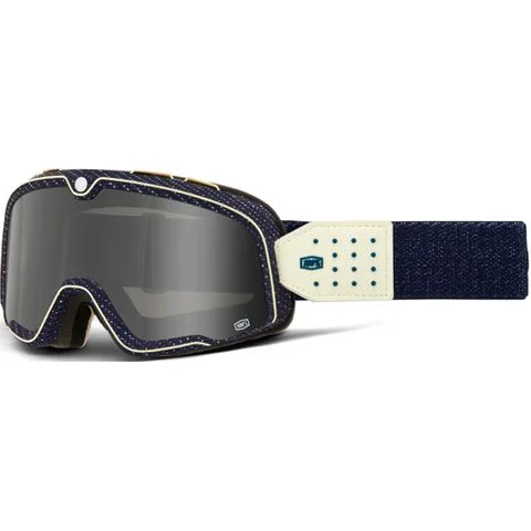 bicycle group signal-100% BARSTOW GOGGLE - DENIM (DARK SMOKE)