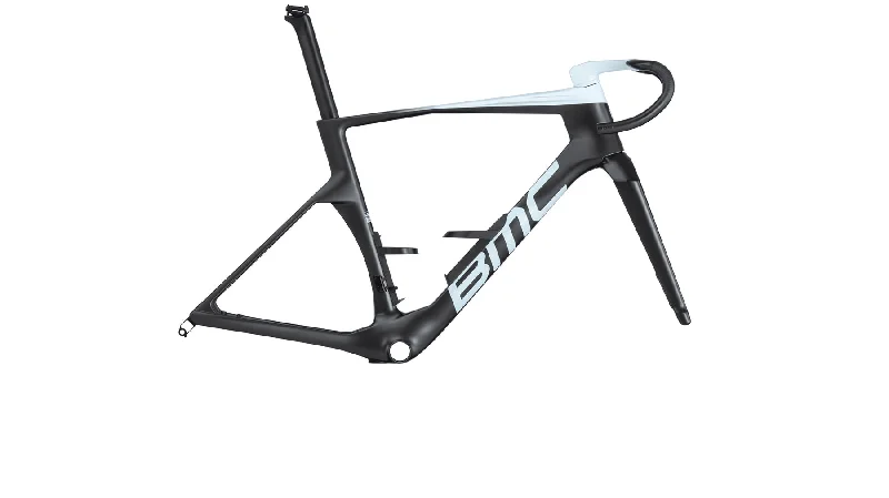 bicycle lever signal-BMC TEAMMACHINE R 01 MOD V1 ROAD BIKE FRAMESET - CARBON BLACK / COOL WHITE