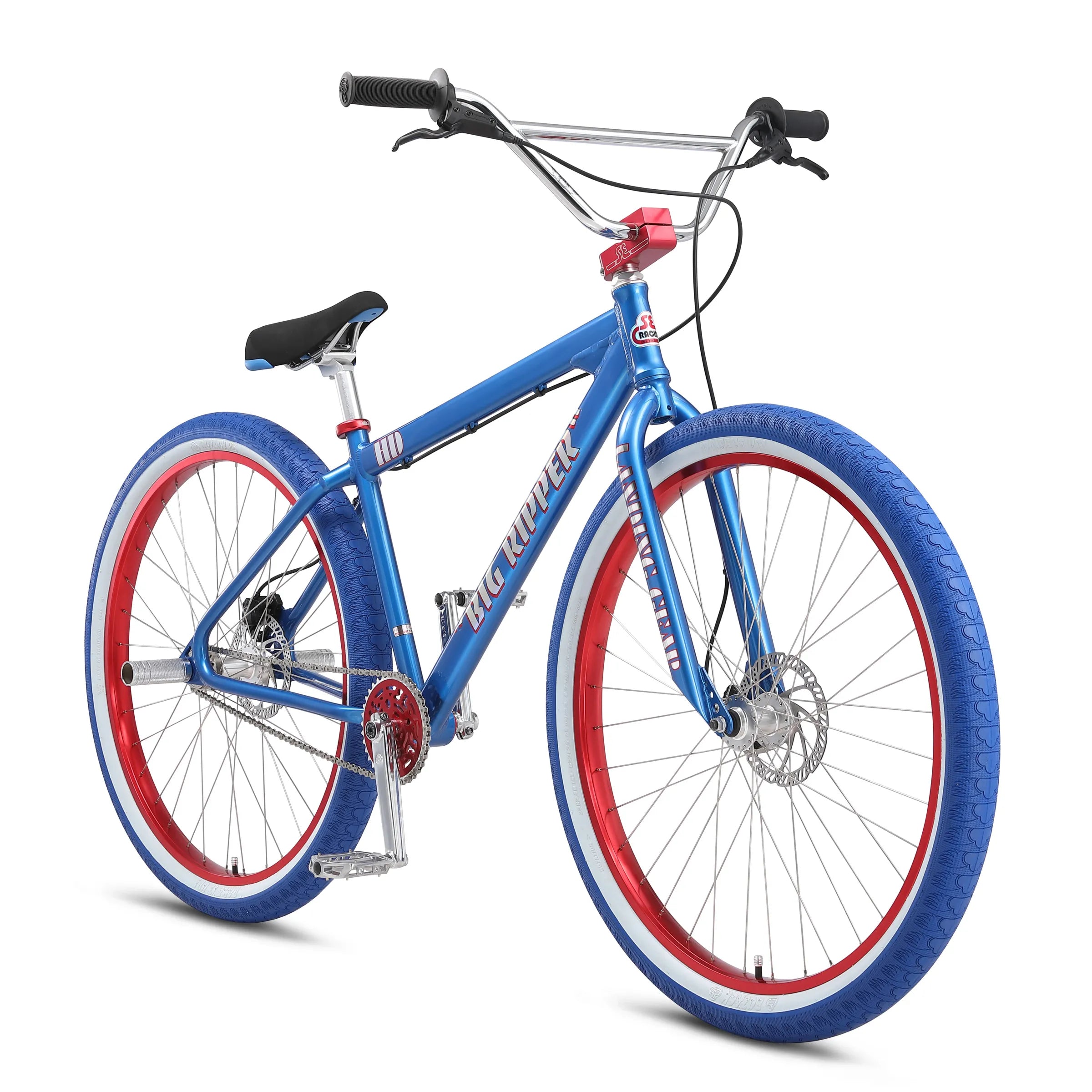 bicycle triathlon signal-SE BIKES Big Ripper HD 29" High Def Blue Sparkle - In Store Pickup Only