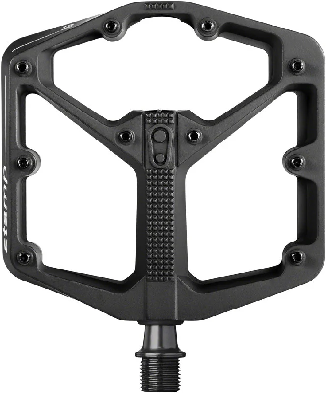 bicycle posture signal-Crankbrothers Stamp 2 Pedals - Platform Aluminum 9/16" Black Large