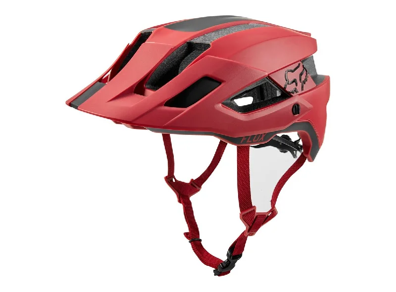 bicycle gear signal-Fox Racing Flux MTB Helmet - Rush - Cardinal - 2019