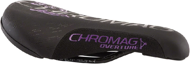 bicycle community signal-Chromag Overture Saddle 243 x 136mm Unisex 279g Black/Purple