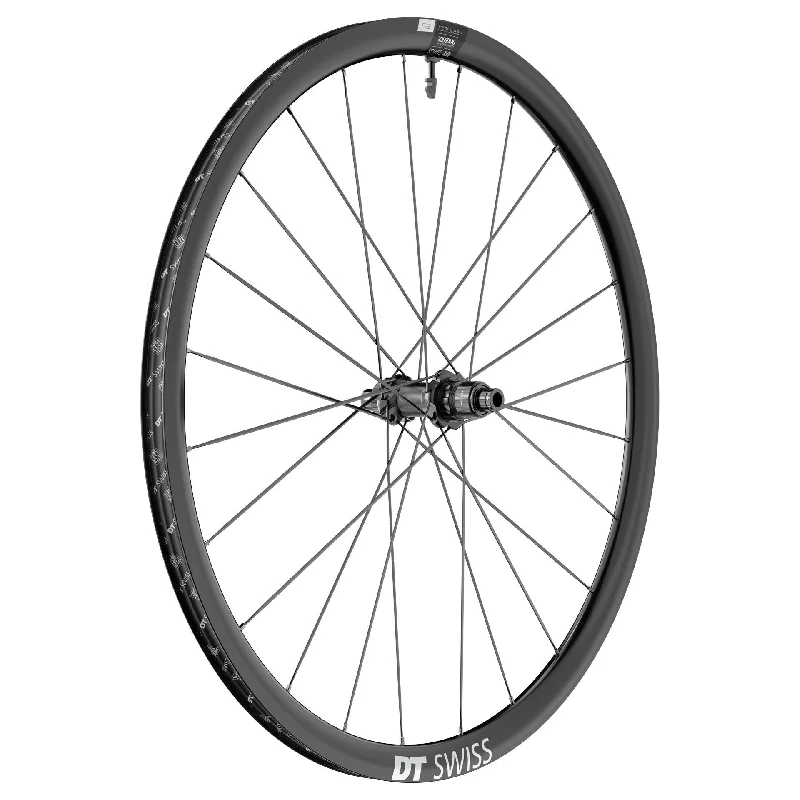 bicycle gravel suspension-DT Swiss ER 1600 Spline 30 Rear Wheel - 700 12 x 142mm Center-Lock XDR Ratchet 36 SL BLK