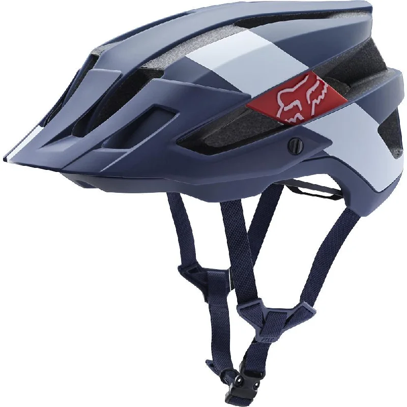 bicycle hybrid signal-Fox Racing Flux MTB Helmet - Ltd Edition - Navy-White - 2018