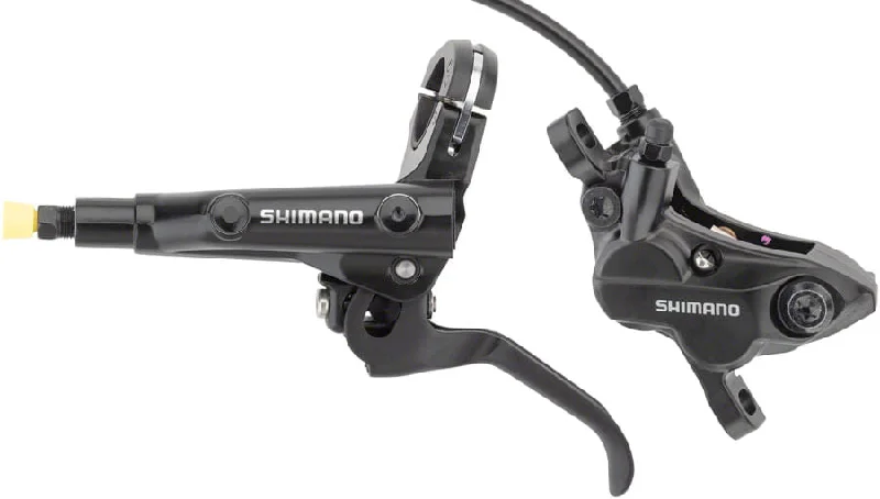 bicycle workout monitor-Shimano Deore BL-MT501/BR-MT520 Post Mount Front Disc Brake and Lever Returned Item