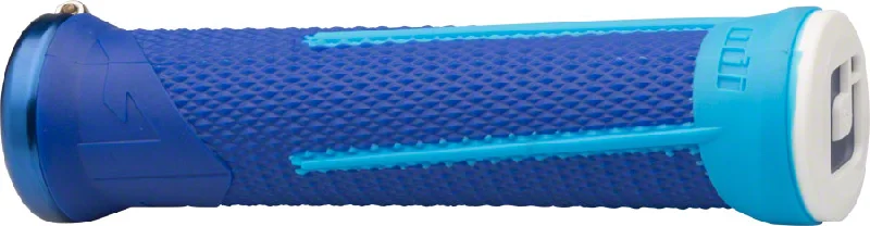 bicycle back cushion-ODI AG1 Grips - Blue/Light Blue Lock-On