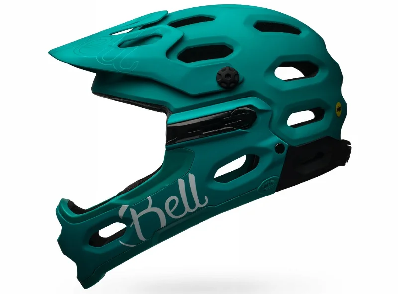 bicycle handlebar signal-Bell Super 3R MIPS Joy Ride MTB Helmet - Womens - Matt Emerald