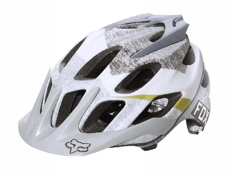 bicycle touring distance-Fox Racing Flux Dresden MTB Helmet - Gray