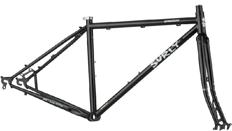 bicycle tire balance-Surly Straggler 700c Frameset 54cm Gloss Black