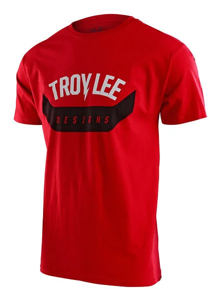 bicycle brake signal-Troy Lee Designs Arc Short Sleeve Tee - Red