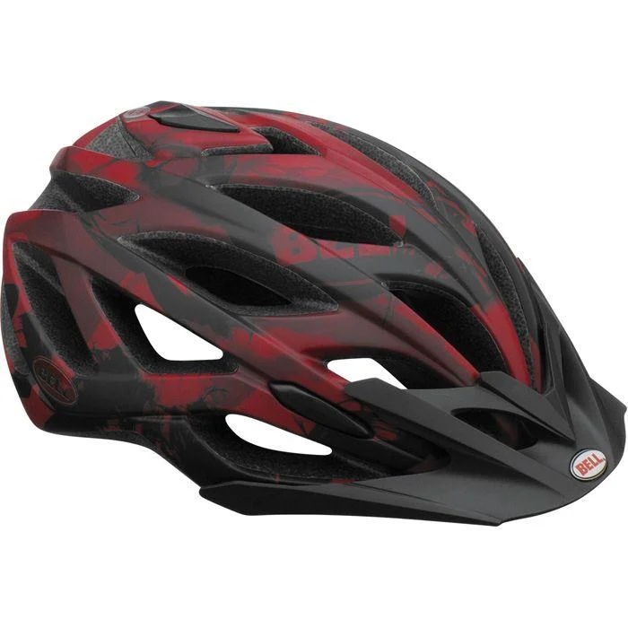 bicycle electric signal-Bell Sequence MTB Helmet - Matt Red Exhaust