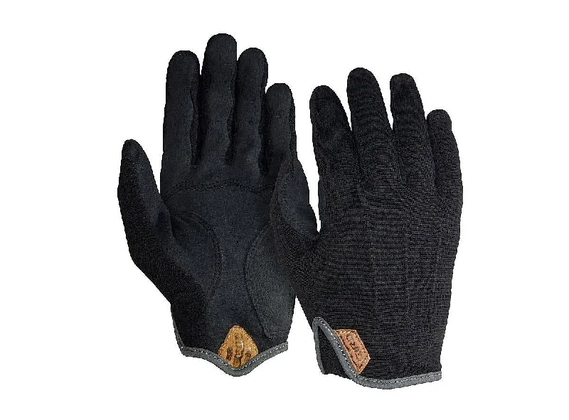 bicycle touring signal-Giro D'Wool Road Cycling Glove - Black