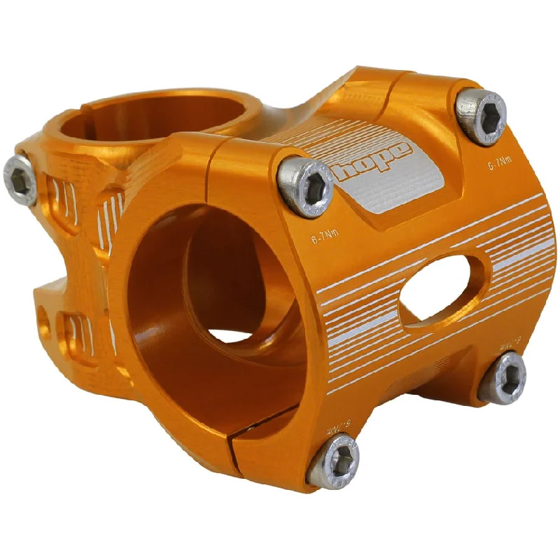 bicycle shoe resilience-AM/Freeride Stem - 35mm 31.8 Clamp +/-0 1 1/8" Aluminum Orange