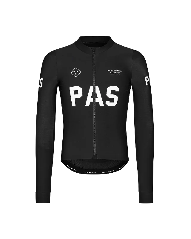 bicycle camping signal-PAS Mechanism Long Sleeve Jersey - Black