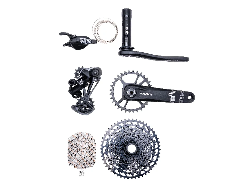 bicycle stem signal-[Open Box] Sram NX Groupset 12sp 11-50t 32t Ring