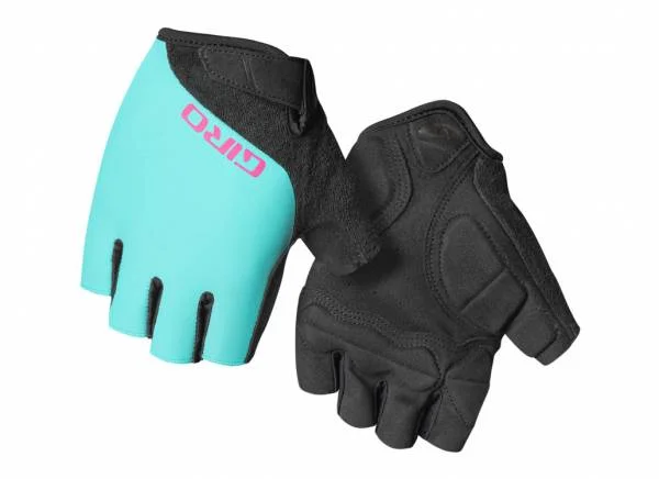 bicycle indoor signal-Giro Jag'ette Road Cycling Glove - Womens - Screaming Teal-Neon Pink