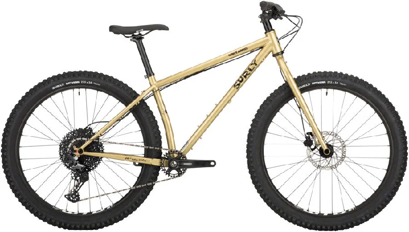 bicycle gear smoothness-Surly Karate Monkey Bike - 27.5" Steel Fools Gold Large