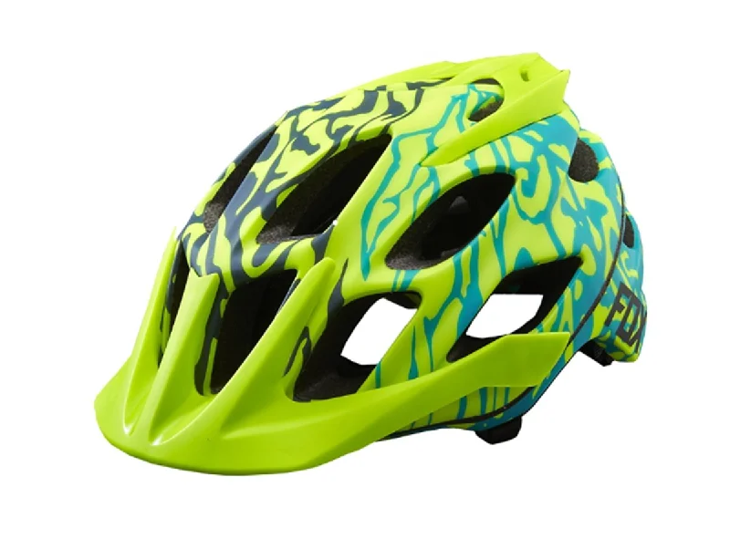 bicycle wrist signal-Fox Racing Flux MTB Helmet - Womens - Green