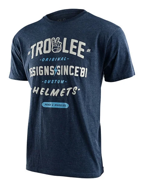 bicycle tool signal-Troy Lee Designs Roll Out Short Sleeve Tee - Navy Heather