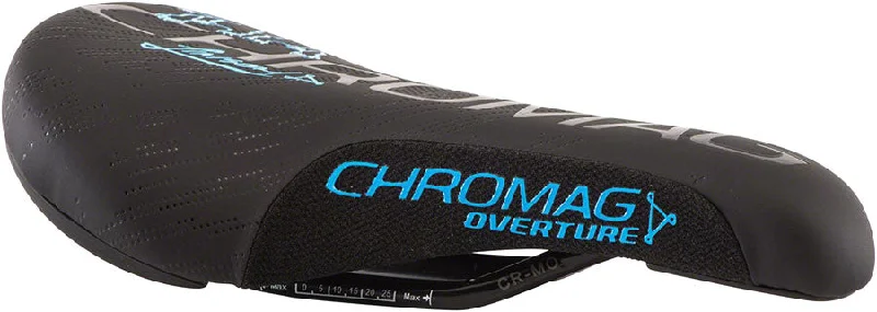 bicycle assembly signal-Chromag Overture Saddle 243 x 136mm Unisex 279g Black/Blue