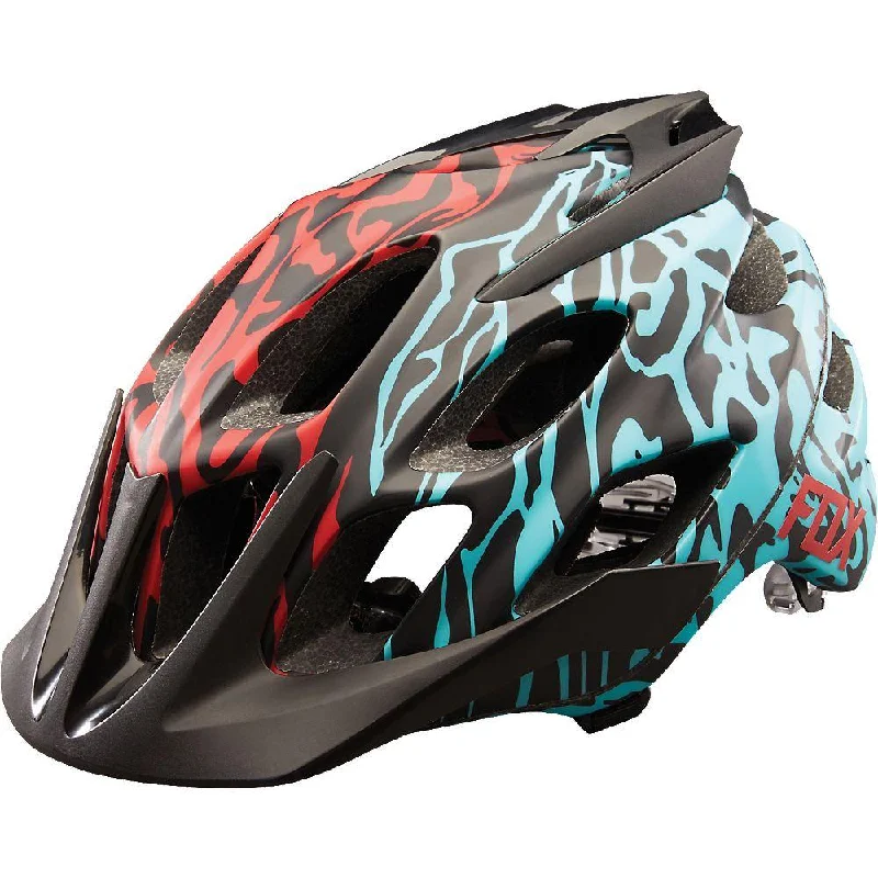 bicycle sidewall robustness-Fox Racing Flux Cauz MTB Helmet - Ice Blue