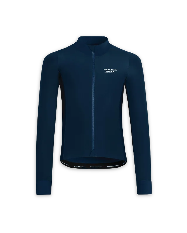 bicycle stand robustness-Mechanism Thermal Long Sleeve Jersey - Navy