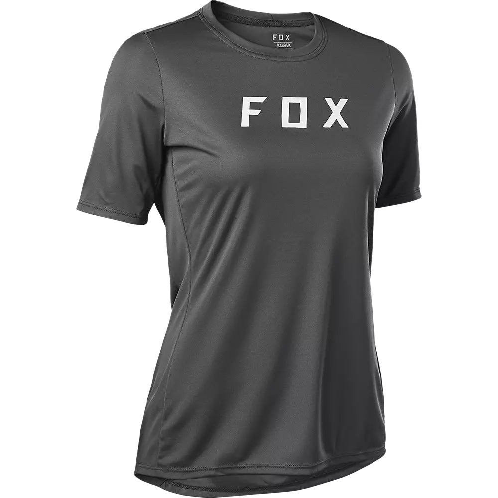 bicycle sprint saddle-Fox Racing Ranger Moth Short Sleeve MTB Jersey - Womens - Dark Shadow