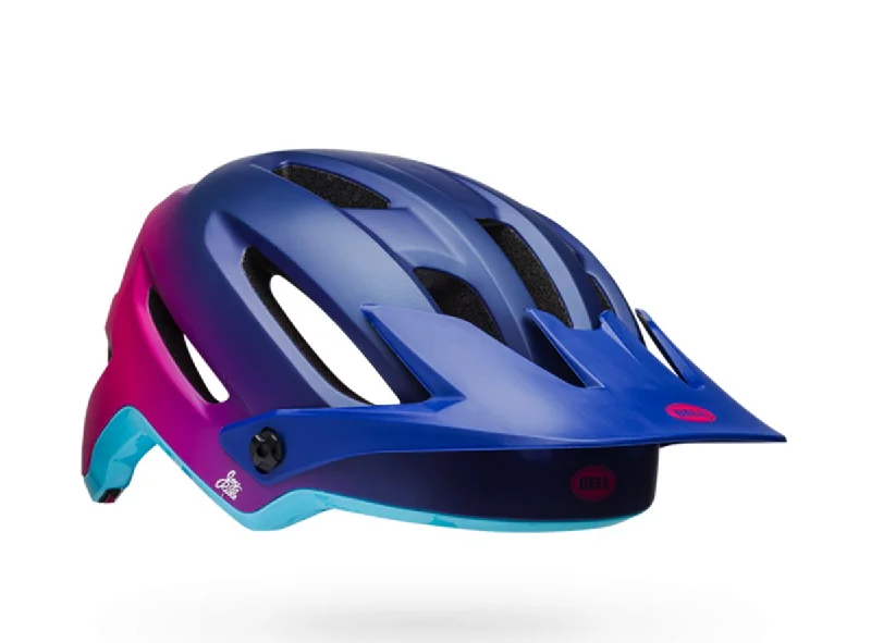 bicycle urban signal-Bell Hela Joy Ride MTB Helmet - Womens - Navy-Cherry Fibers