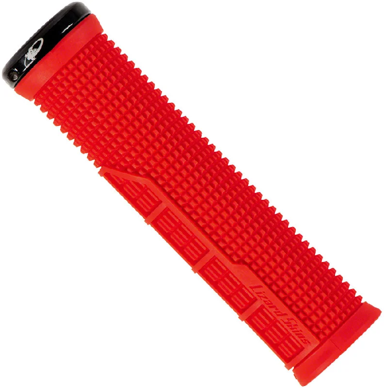 bicycle cleat durability-Lizard Skins Machine Grip - Candy Red Single Sided Lock-On