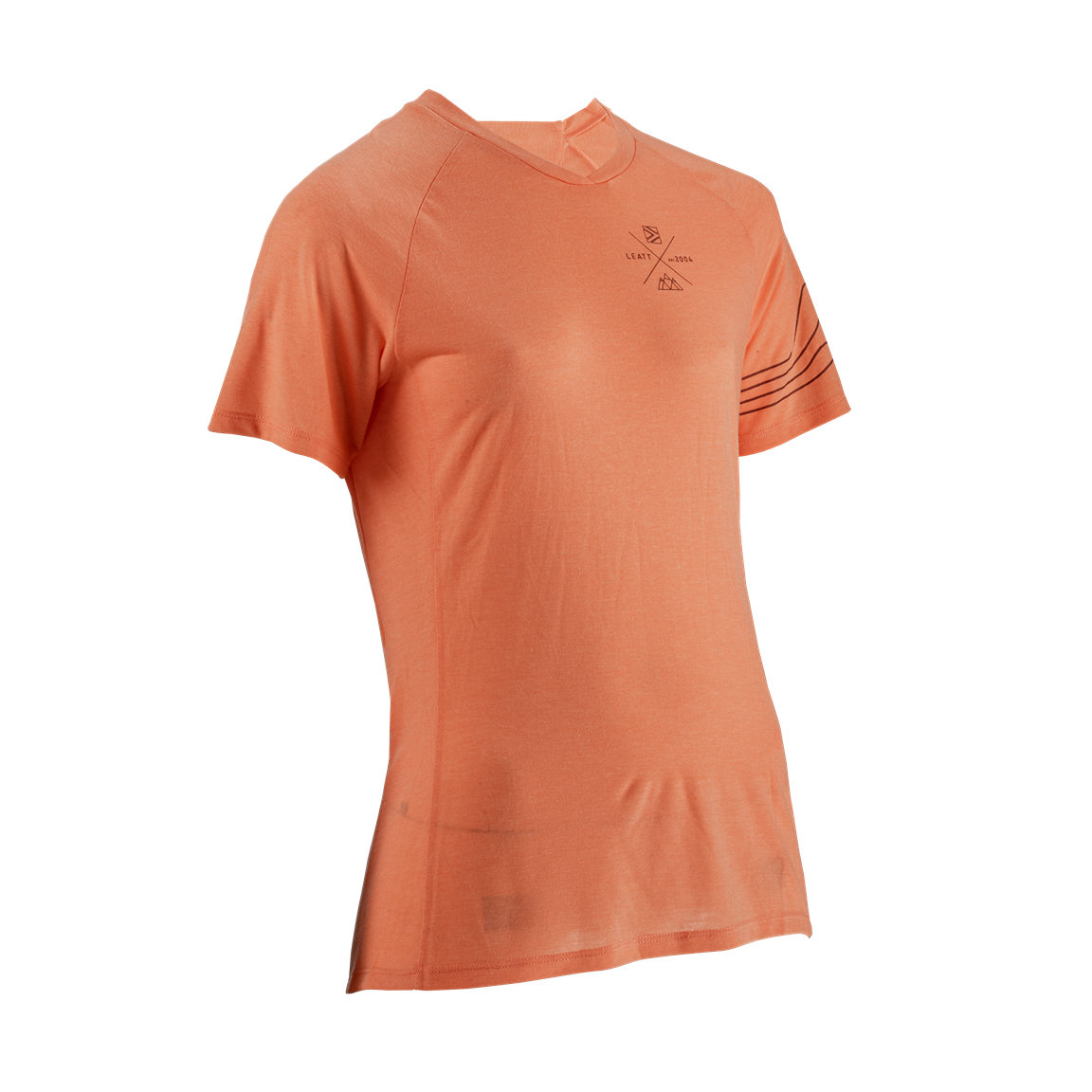 bicycle GPS signal-Leatt AllMtn 2.0 Short Sleeve MTB Jersey - Womens - Peach - 2023