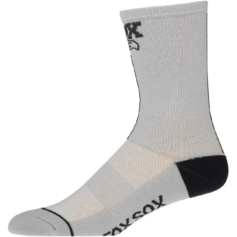 bicycle sprint signal-Transfer Coolmax Bike Socks - Gray