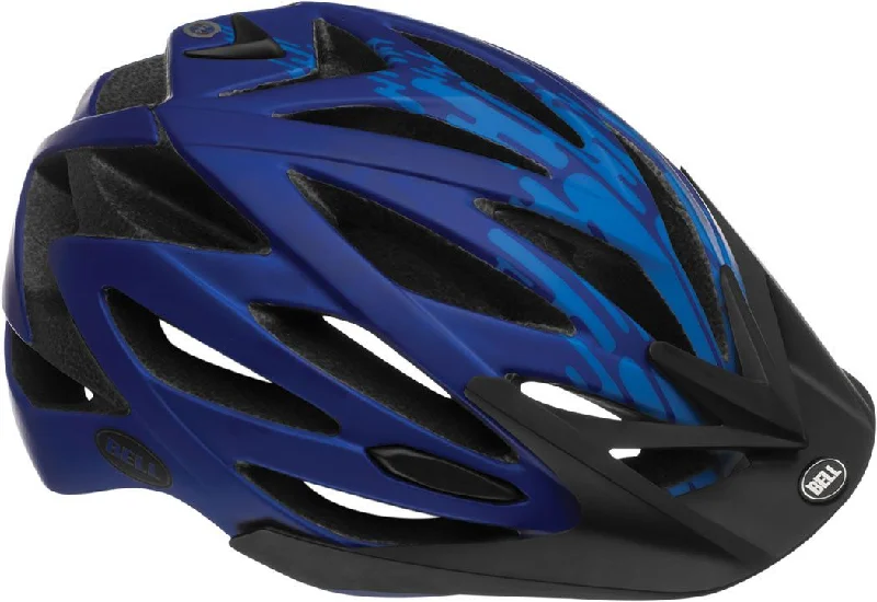 bicycle cleat fit-Bell Variant MTB Helmet - Matt Blue