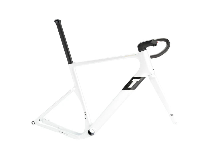 bicycle group signal-3T EXPLORO RACEMAX ITALIA GRAVEL BIKE - FRAME SET - BIANCO