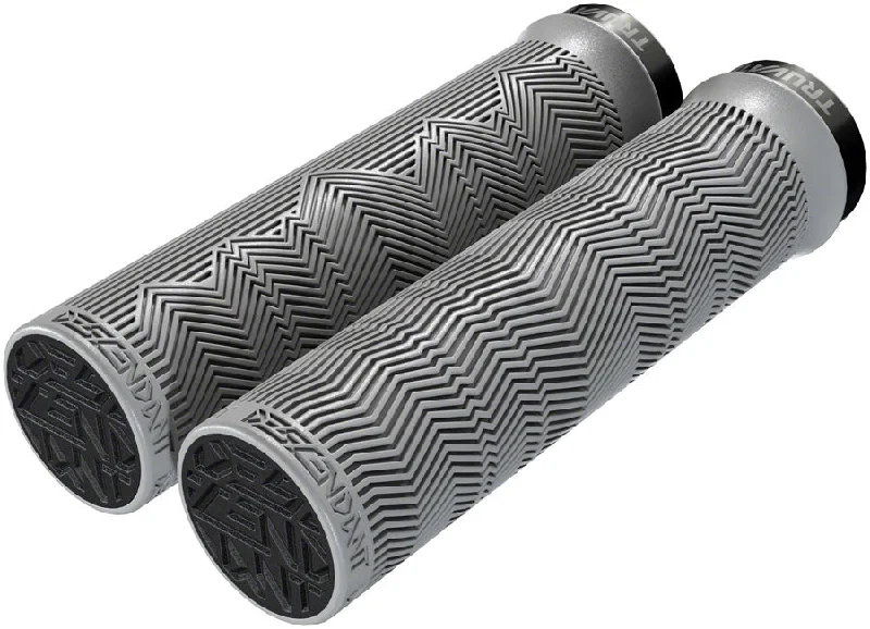 bicycle pedal signal-TruVativ Descendant Grips - Locking 133mm Gray