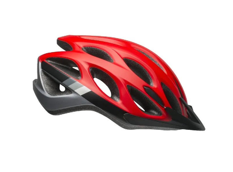 bicycle paint durability-Bell Traverse MTB Helmet - Speed Matt Crimson-Black-Gunmetal - 2019