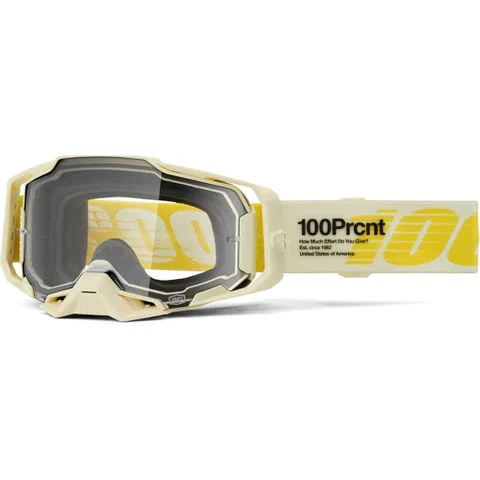 bicycle custom signal-100% ARMEGA GOGGLE - BARELY (CLEAR)